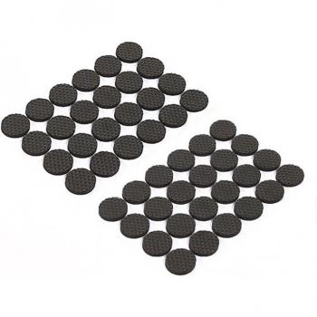 48pcs Thick Black Non-slip Furniture Leg Pads