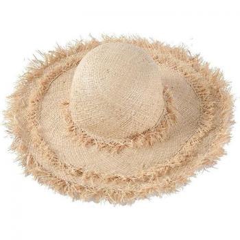 Chapeau de paille à large bord pour femme