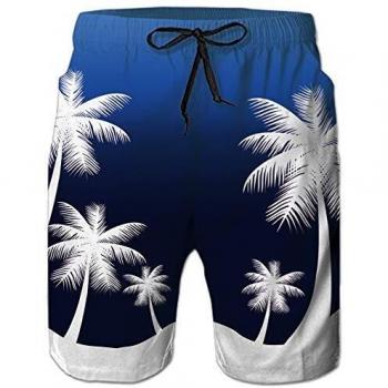 Männer Strandshorte Loveternal – 3D Freizeitshorts Blau M