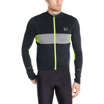 Men’s Pearl Izumi Elite Escape 2017 Yellow‑Black Long Sleeve Cycling Jersey – Small