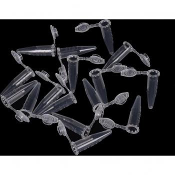 Fiole à échantillon en plastique 0,5 ML avec capuchon snap