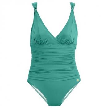 Größengünstiger Lascana Badeanzug für Frauen, Cup B, Türkis