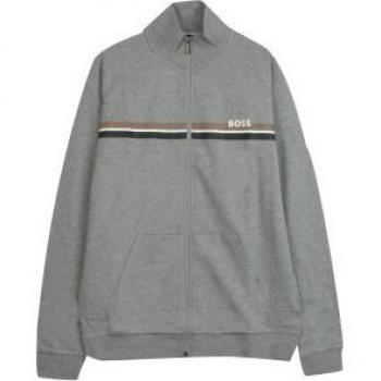 BOSS Authentic Chaqueta deportiva para hombre en gris