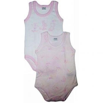 Body intimo bimba neonata senza maniche Ellepi 9 m