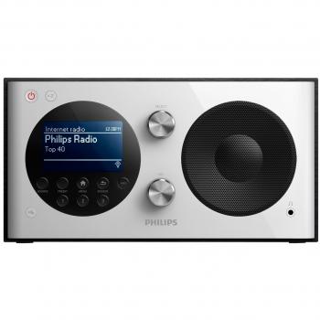 Philips AE8000 Internetradio mit DAB+, WLAN, Digitalem UKW-Tuner und Kopfhöreranschluss in Weiß