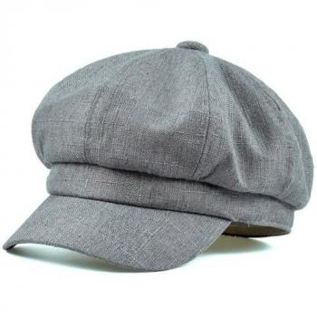 Sombrero Boina de Lino con Corte Vintage HT2520