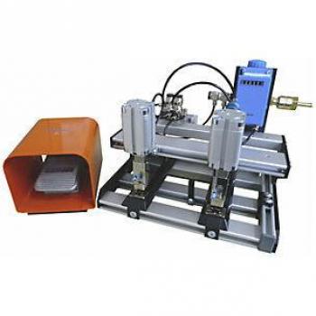 Kaiserkraft Grapadora de mesa neumática con pedal de uso sencillo