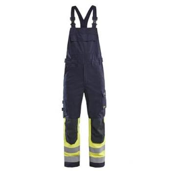 Salopette Professionnelle Multinorme Marine/Jaune Fluo 58C