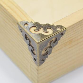 Boîtier à Bijoux Artisanat, Protection d'Angle Bronze – 20 Poches