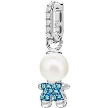 Charm donna Swarovski con ciondolo e fermaglio acciaio inox 5468566