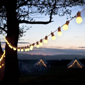 Lámpara de hadas LED exterior 23m, 25 bombillas conectables, ideal para bodas y Navidad