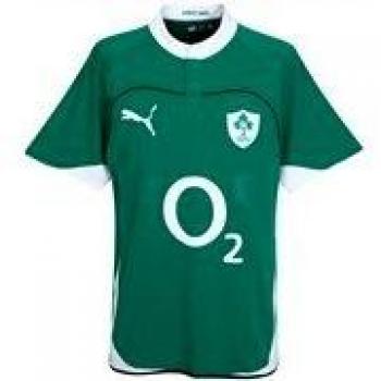 PUMA Ireland Home Rugby Shirt, XL, Emerald Green – Short Sleeve