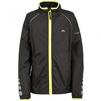Kids Waterproof Jacket Trespass Paceline – Schwarz, 7 bis 8 Jahre