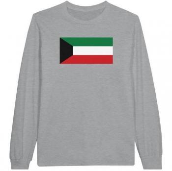 Langes T-Shirt – Drapeau Design