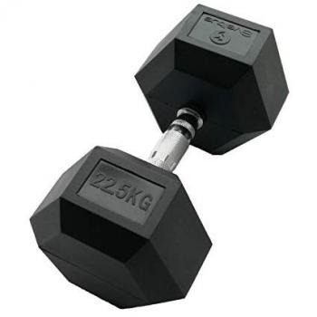 Haltère hexagonale ergonomique 22,5 kg