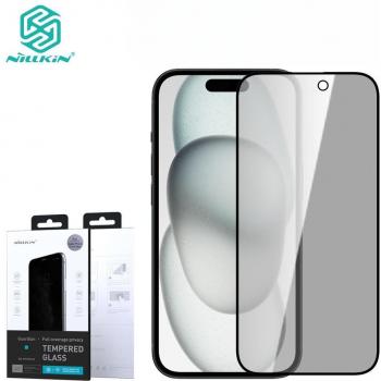 Guardian de Vidrio Temperado NILLKIN iPhone 15 Gris – Protección total