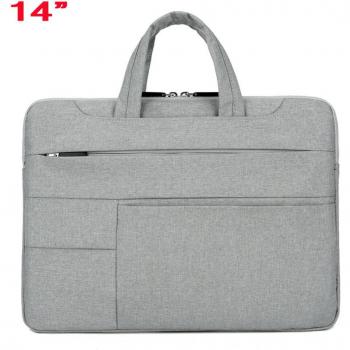 Solid Color Unisex Laptop Bag for 13-15 Inch Devices