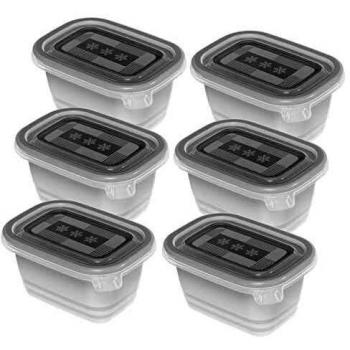 Cajón de Alimentos Rotho 0,25 L – 6 recipientes transparentes