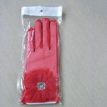 Floral Design Wedding Gloves