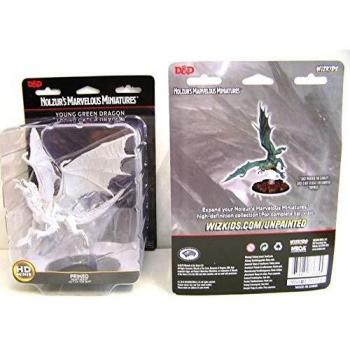 D&D Unfinished Young Green Dragon Mini