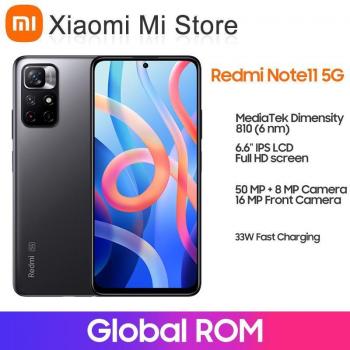 Redmi Note 11 5G 6,6″ Display, 8 GB/256 GB, Kantoor & Live Streaming – Blauw