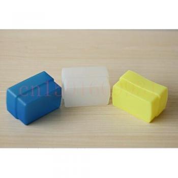 3PCS Colorful Silicone Flash Diffuser Softbox for Canon 540EX/550EX/380EX SB-26/28DX HVL-F32X