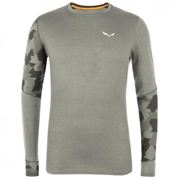 Salewa Maglietta Uomo Cristallo Warm AMR a Maniche Lunghe