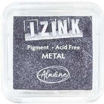 Penna a pigmento Izink Aladine – 36 tonalità – 3,5x3,5 cm – Blu Argenteo Metallico