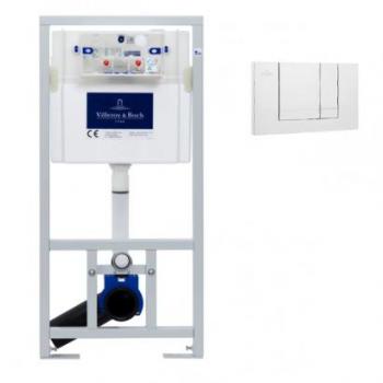 Viconnect Pro Telaio e Piastra Bianca per WC Sospeso Villeroy&Boch