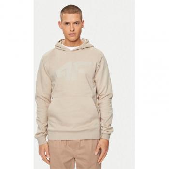 4F Sportpullover Beige Regular Fit