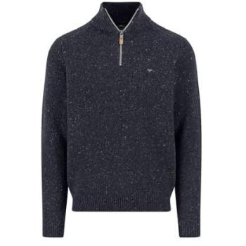 Blue Wave Half-Zip Sweater, Men's Size L