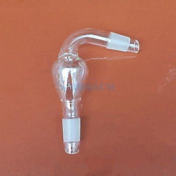 Rotary Evaporator Male Ground Joint Bend Bump Trap, Sizes 19/24/26/29/32