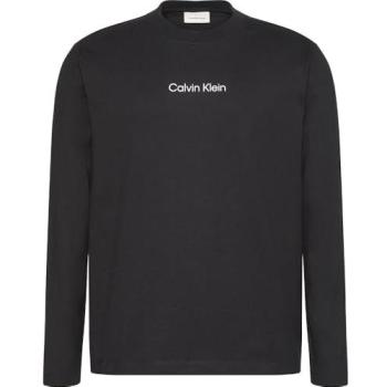 Calvin Klein Black Long Sleeve Logo Top