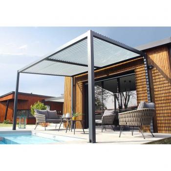 Pergola bioclimatique 12 m² aluminium