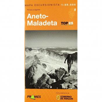 Mapa excursionista aneto-maladeta