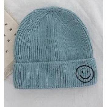 Smile Print Knit Baby Hat for Kids