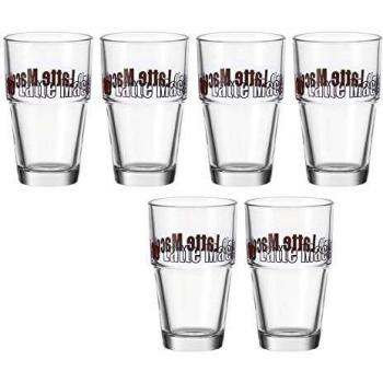 Leonardo 6-teiliges Latte Macchiato Becher Set
