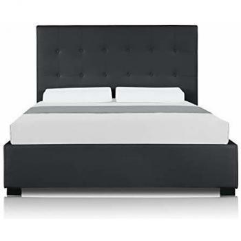 Coffre Lit Layton Noir Intense Deco 140 cm