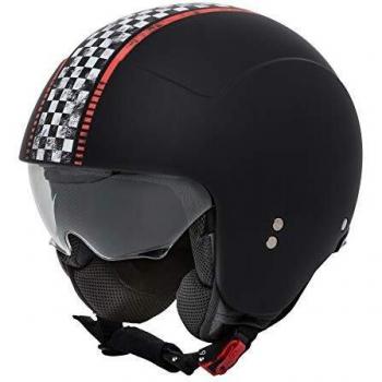 CK 9 BM Premier Helm in Schwarz‑Weiß‑Rot, Extra Large