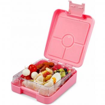 Schmatzfatz Kinderlunchbox easy, Snackbox mit 4 Fächern