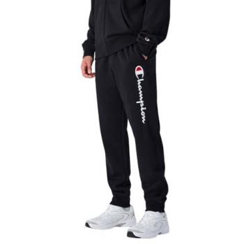 Pantaloni Joggers in Felpa con Logo Grande Champion 220293 Nero