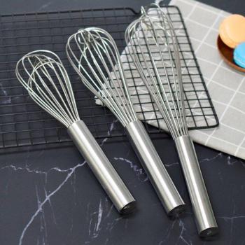 Premium 16‑Line Egg Beater with Thickened Grip (8–24)