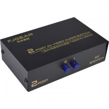 2-Port RCA AV Umschalter 2 in 1 für DVD-Player