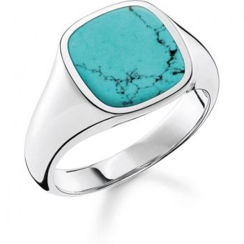 Thomas Sabo Sterling Silver Ring with Turquoise