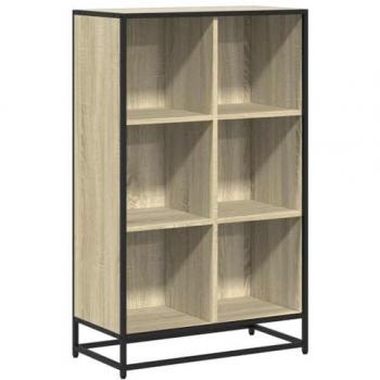 VidaXL Armario de libros contrachapada color roble 65,5x33x107,5 cm