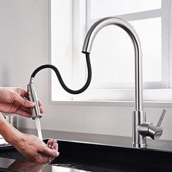 Système de Douche Auralum Noir Réglable 690-1130 mm
