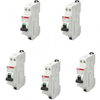 Lot de 5 Disjoncteurs 16A Raccordement Rapide ABB