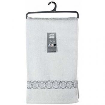 Tapis de Bain Uni Adélie Blanc 85x50 cm