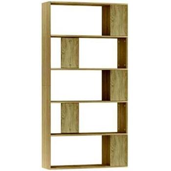 VidaXL Furniture Sonoma Oak Book Cabinet/Room Divider 80x24x159 cm