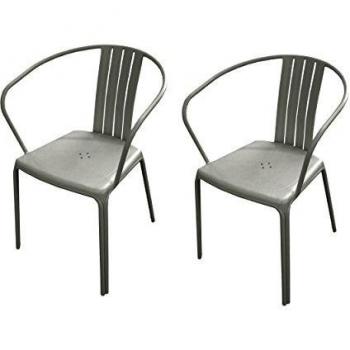 Fauteuils en Aluminium Azuro (Lot de 2)
